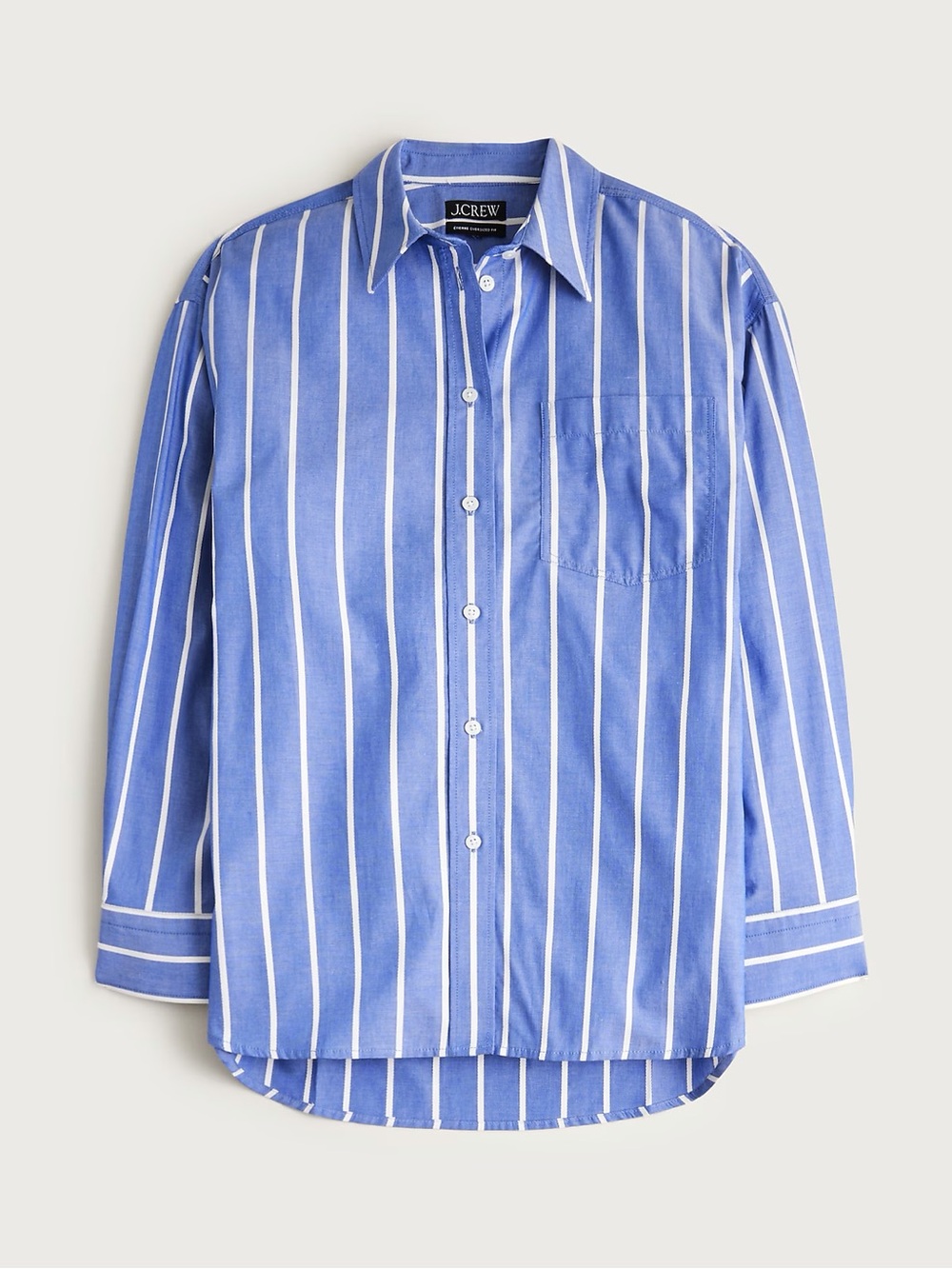 J.Crew Etienne Oversized Stripe Button Down Shirt 3X